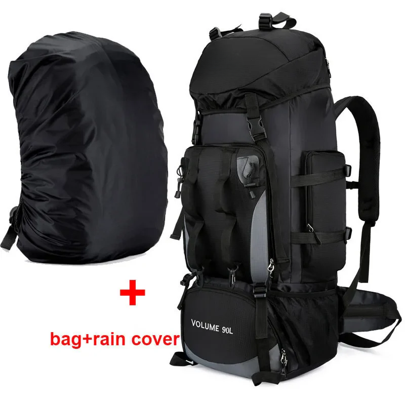 Hiking Backpack with Waterproof 90L Travel Bag
