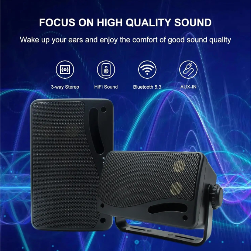 Outdoor Bluetooth Speakers Waterproof 200W Wall Mount