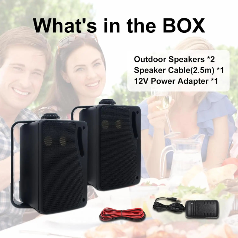 Outdoor Bluetooth Speakers Waterproof 200W Wall Mount