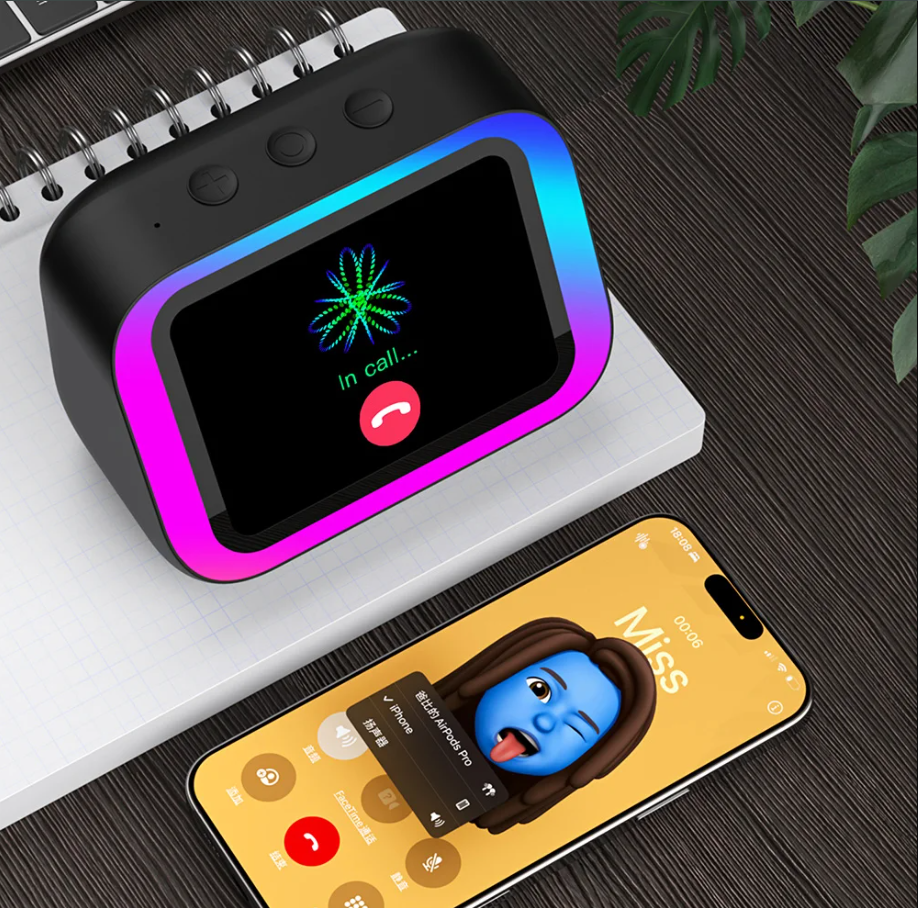 Bluetooth Speaker Alarm Clock with Voice Assistant