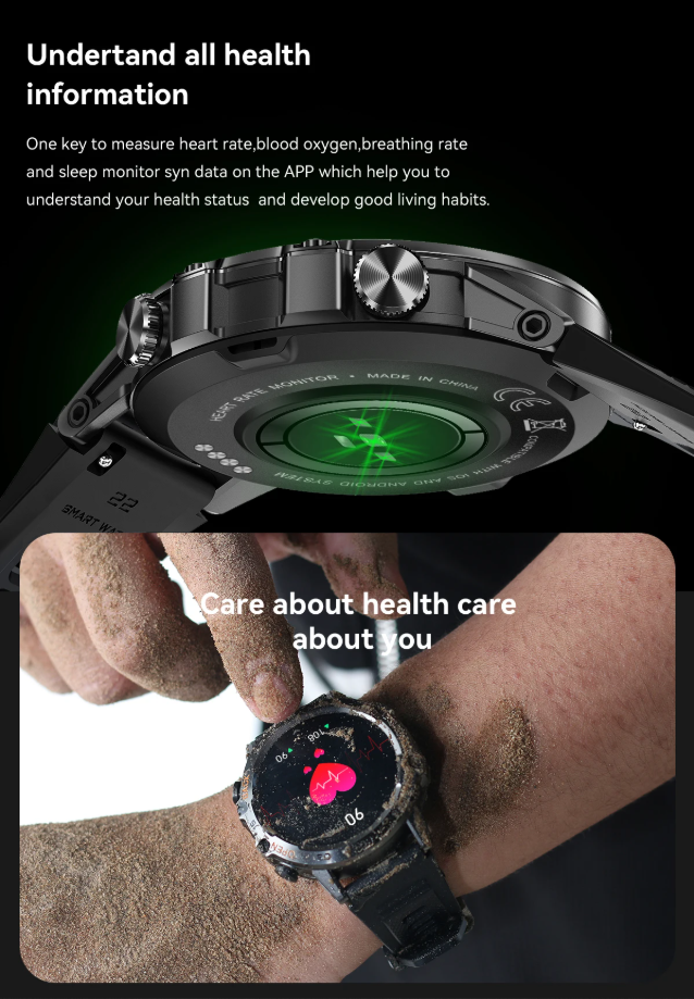 Smart Watch Bluetooth Call Fitness Tracker Waterproof