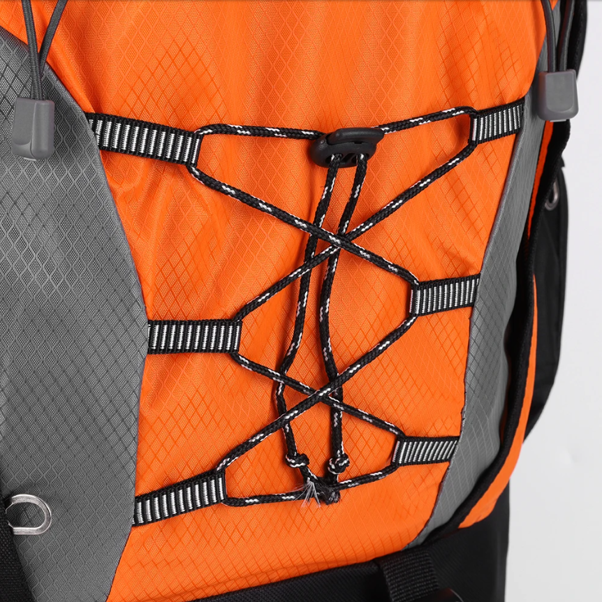 Backpack Mountaineering Nylon 80L Waterproof Hiking Travel