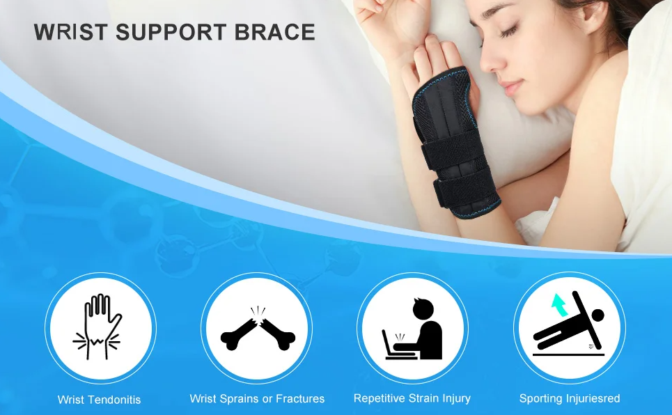 Wrist Support Adjustable Brace for Pain Relief Right Hand