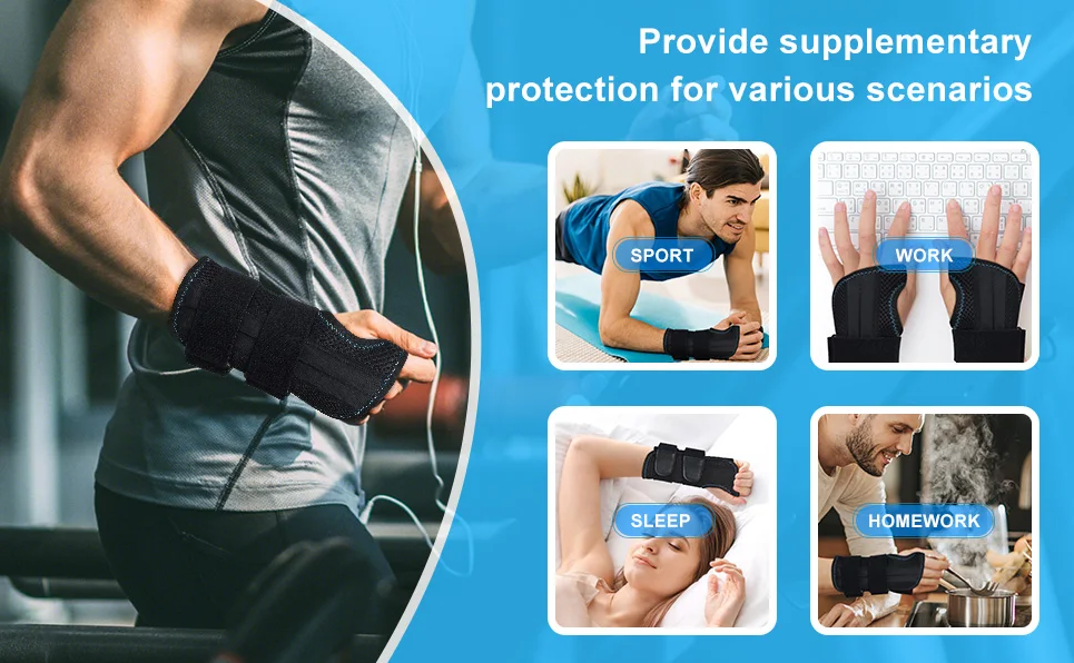 Wrist Support Adjustable Brace for Pain Relief Right Hand