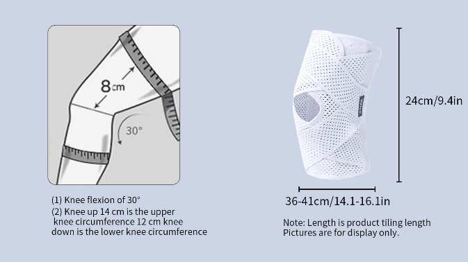 Knee Pads Elastic Support Brace for Sports Recovery