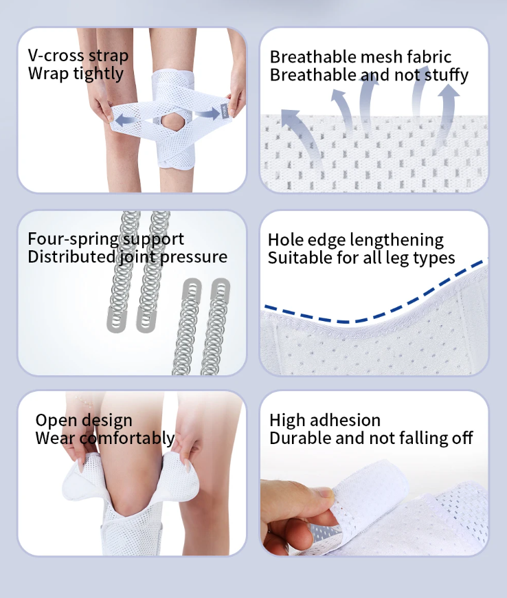 Knee Pads Elastic Support Brace for Sports Recovery