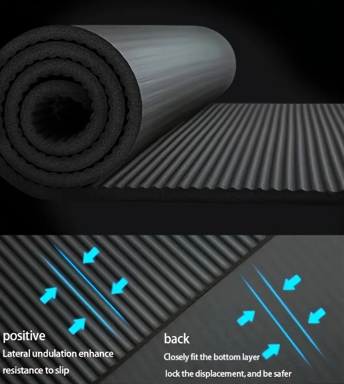 Yoga Mat NBR Non Slip 2cm Thick