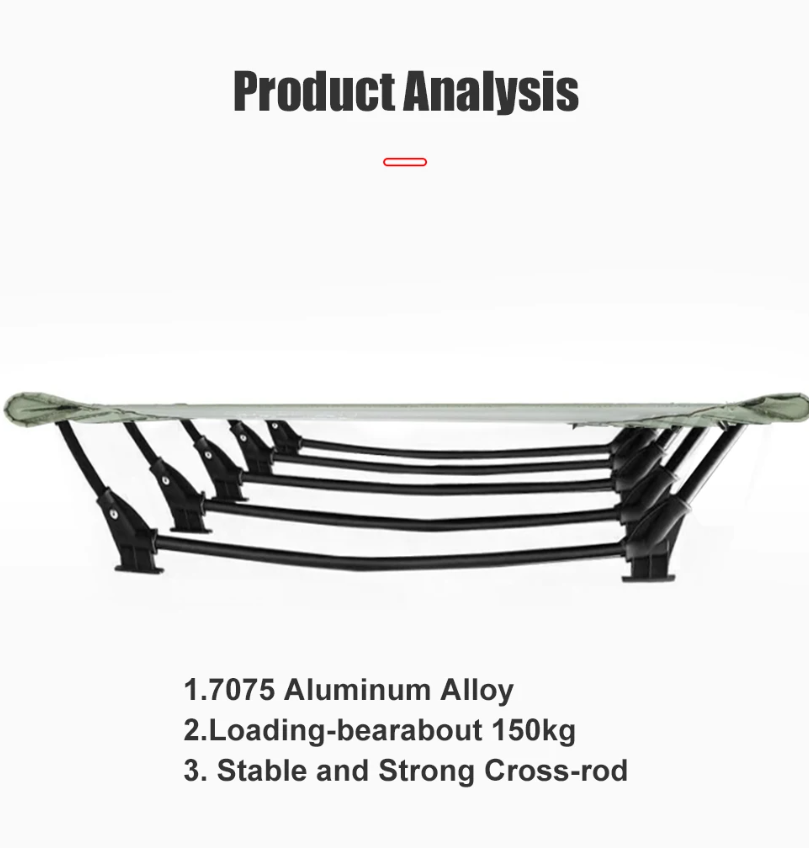 Camping Cot Folding Portable Bed Ultralight Outdoor Travel