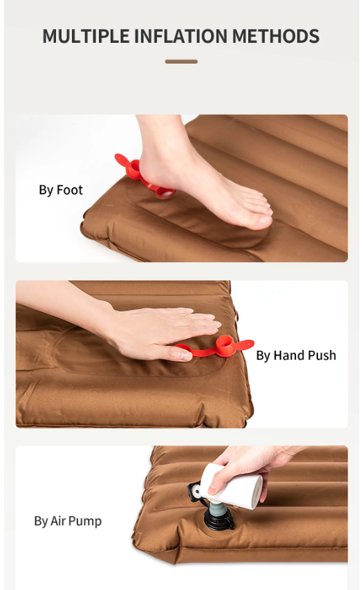 Camping Sleeping Pad Double Inflatable Air Bed