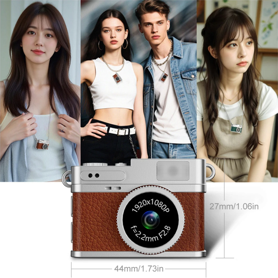 Mini Camera Video Recorder 1080P CCD Retro Compact Portable