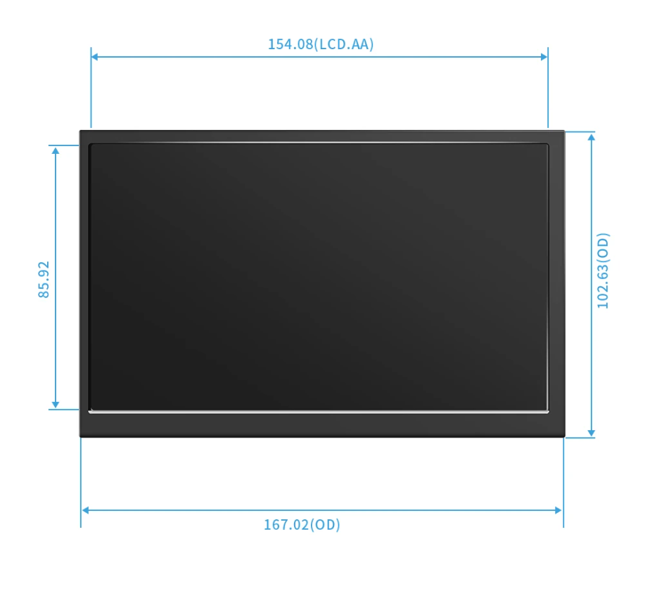 LCD Display Touch Screen Monitor 7 Inch