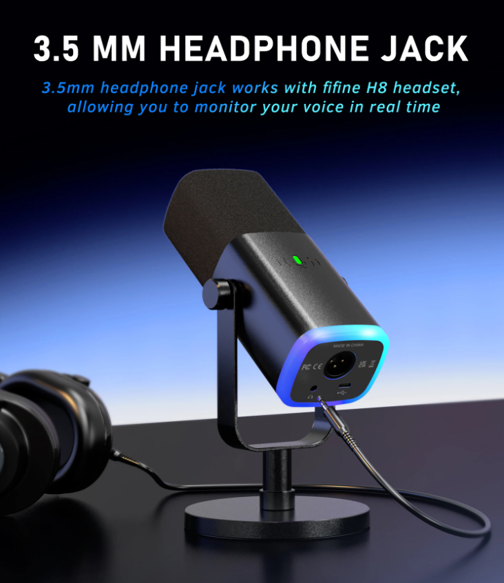 Dynamic Gaming Microphone USB XLR