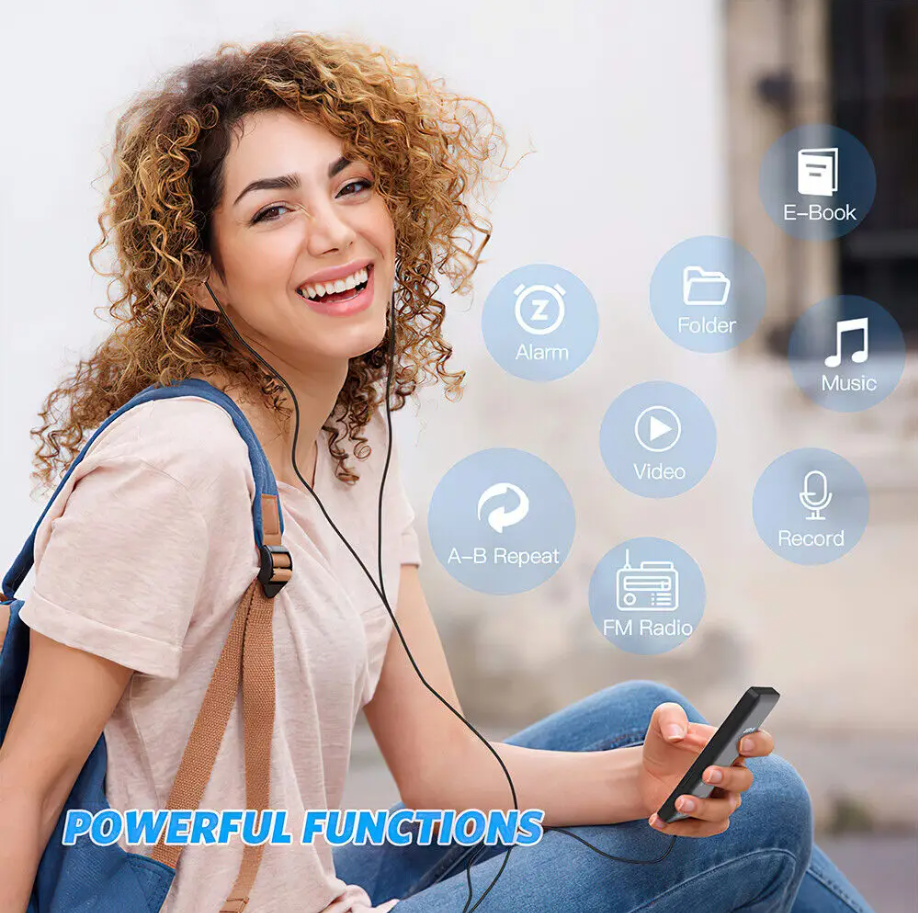 MP4 MP3 Music Player Bluetooth FM Radio Recorder