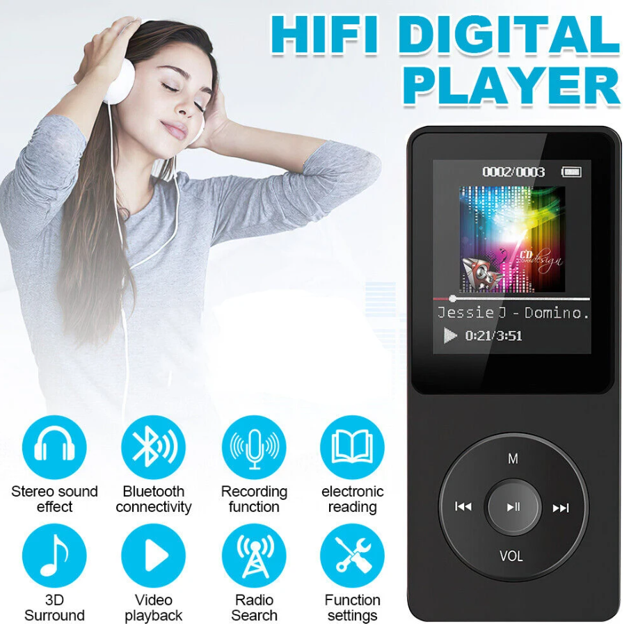 MP4 MP3 Music Player Bluetooth FM Radio Recorder