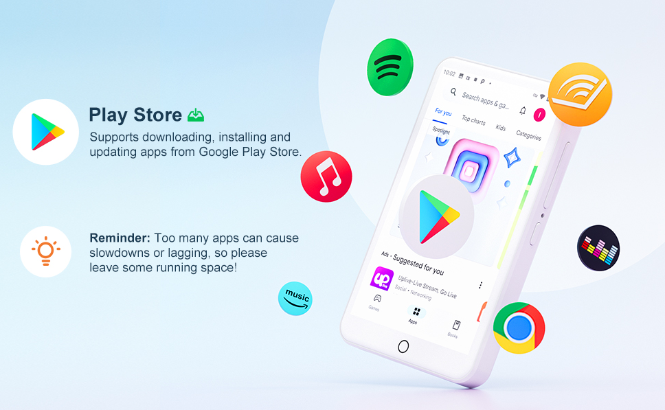 MP3 MP4 Player Android Bluetooth WiFi