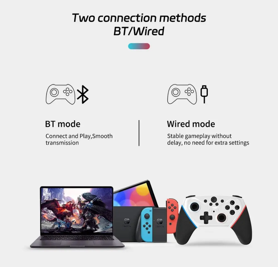 Multi-Platform Wireless Game Controller Switch