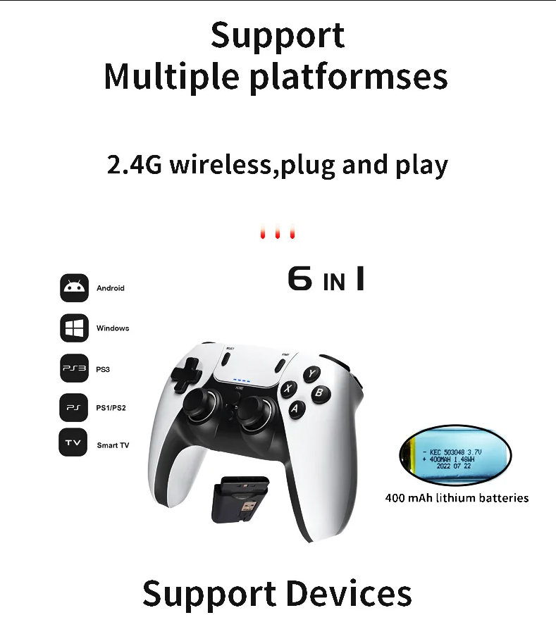 Wireless Gaming Controller Gamepad