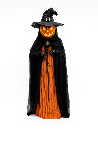 Halloween Pumpkin Man with Hanging Cloth Decoration