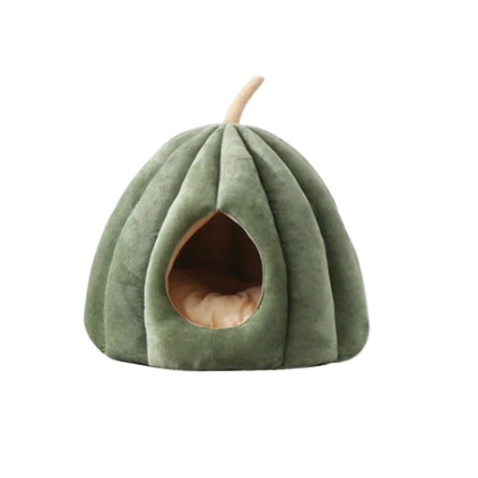 Cat Bed Warm Detachable Washable Pumpkin House