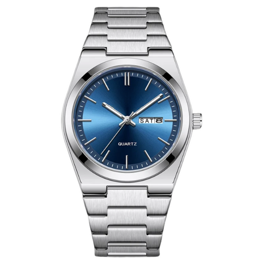 Watch Quartz with Stainless Steel Waterproof