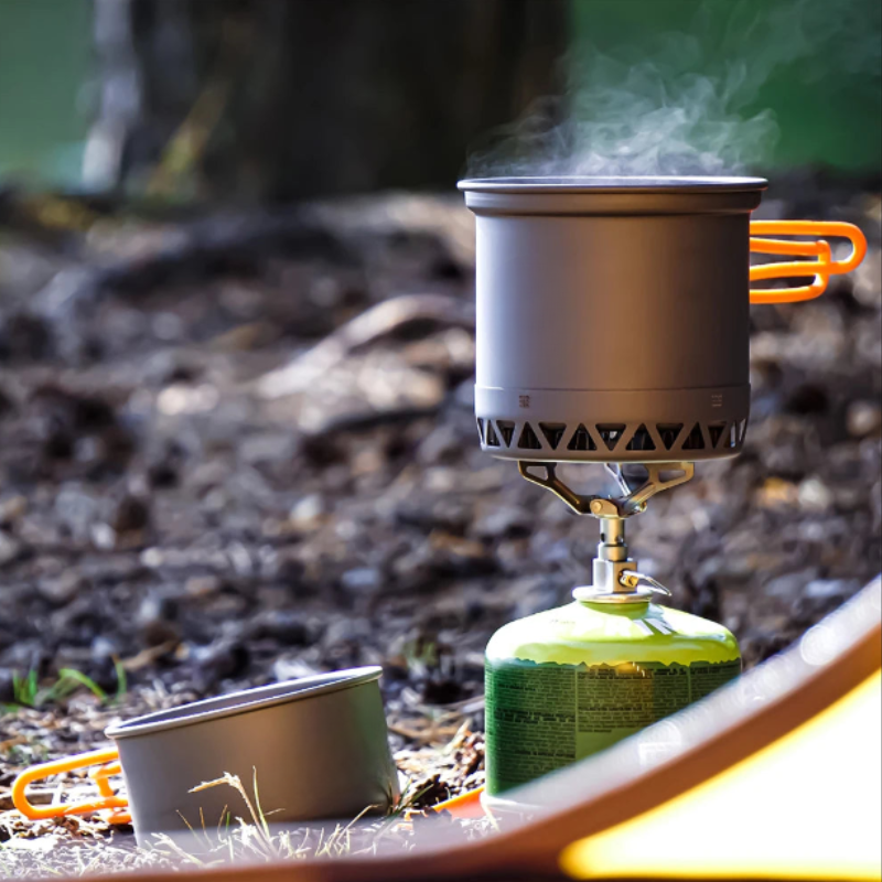 Camping Cookware Set Aluminum Portable Outdoor 1.3L