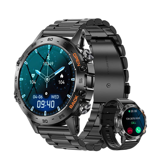 Smart Watch Bluetooth Call Fitness Tracker Waterproof for Men