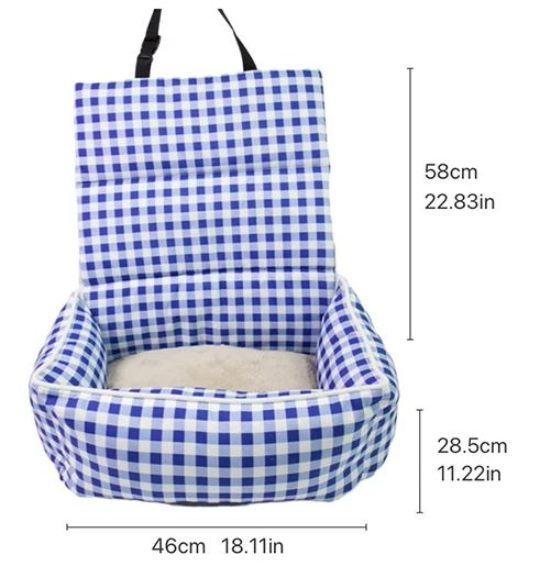 Dog Car Seat Carrier Detachable Travel Backpack