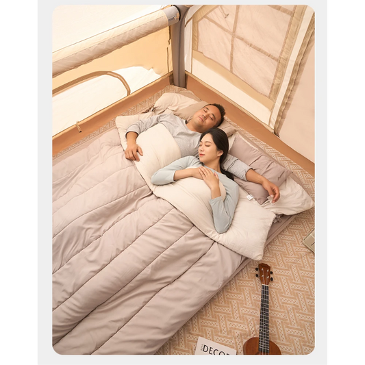 Camping Sleeping Bag for 2 Person with Portable Detachable Strap