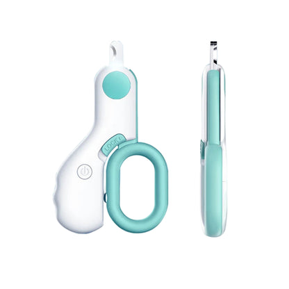 Pet Nail Clipper LED Light Grooming Scissors