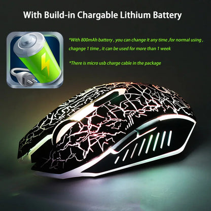 Rechargeable Wireless Gaming Mouse