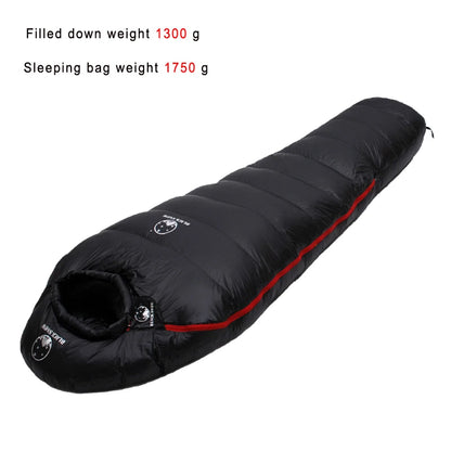 Outdoor Sleeping Bag with Goose Down Warm Waterproof