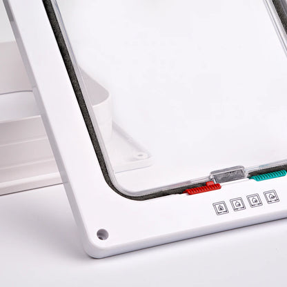 Pet Door Locking 4 Way ABS Cat Dog Flap