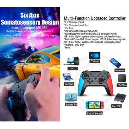 Gamepad Wireless Bluetooth Controller Dual Vibration Joystick
