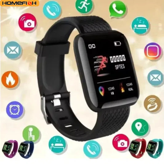 Smart Watch Fitness Tracker Heart Rate Blood Pressure Sleep