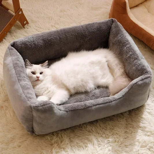 Pet Bed Mat Plush Cushion for Cats and Dogs