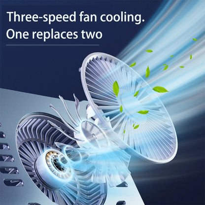 Laptop Stand Aluminum Cooling Fan Adjustable