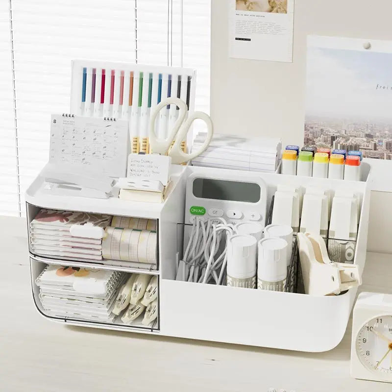 Storage Box Drawer-Type Multipurpose Desk Organizer