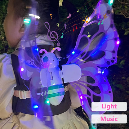 Fairy Wings Electric Light Up Butterfly Costume for Kids