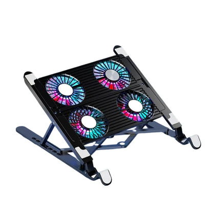 Laptop Cooling Pad Adjustable Stand with 4 Fans