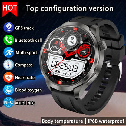 Smart Watch Men Waterproof Fitness GPS Bluetooth Call