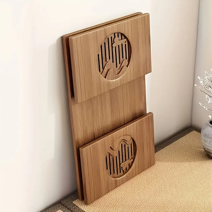 Bamboo Table Japanese Style Folding Bedroom Study