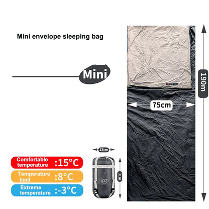 Outdoor Hiking Sleeping Bag with Cotton Ultralight