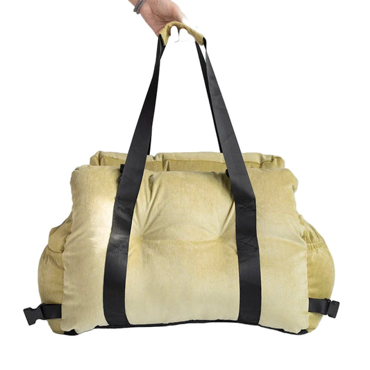 Corduroy Pet Travel Carrier
