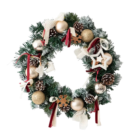 Christmas Hanging Ornament with Pinecone Ball Decoration