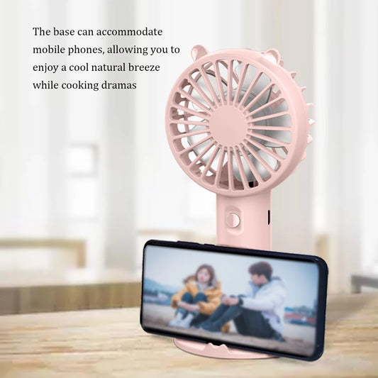USB Portable Mini Handheld Fan (Pink)