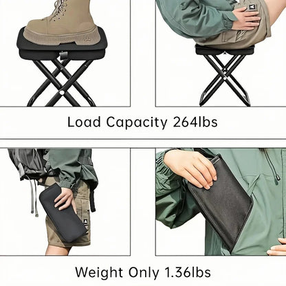 Camping Folding Stool Lightweight Portable Travel Chair Set