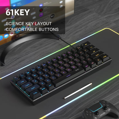 RGB Wired Mini Gaming Keyboard