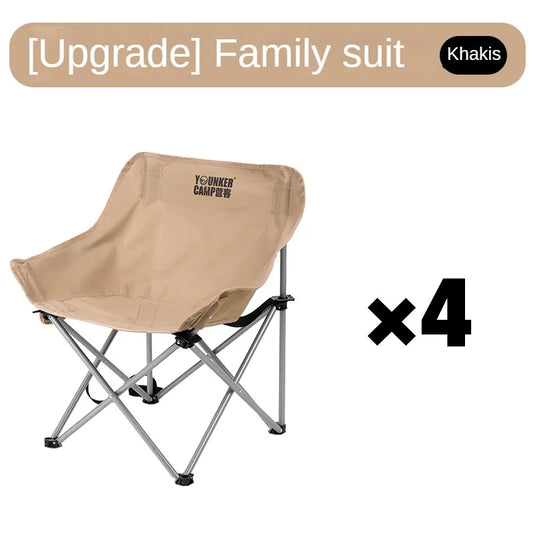 Outdoor Moon Chair with Portable Camping Picnic