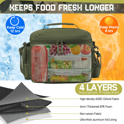 Lunch Box Heavy Duty Insulated Thermal Cooler