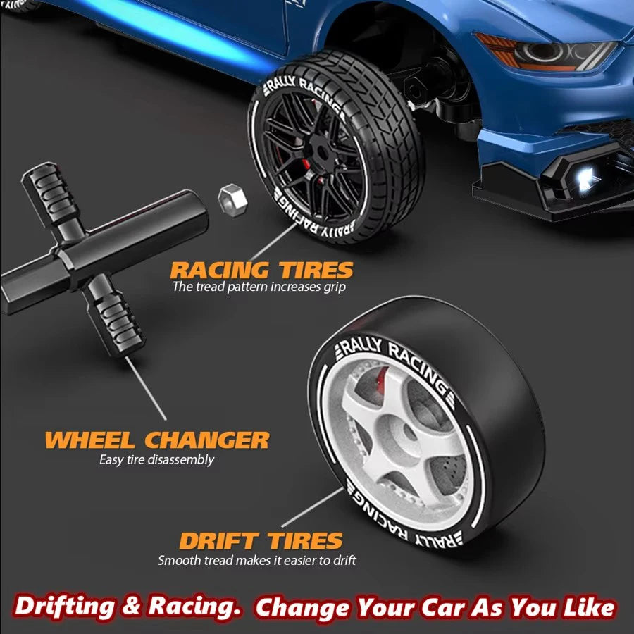 RC Drift Car 4WD Remote Control LED